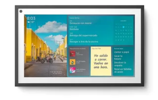 Nuevo Echo Show 15 con calendario, notas, hogar digital, imagen sobre imagen, streaming hd, para toda la familia