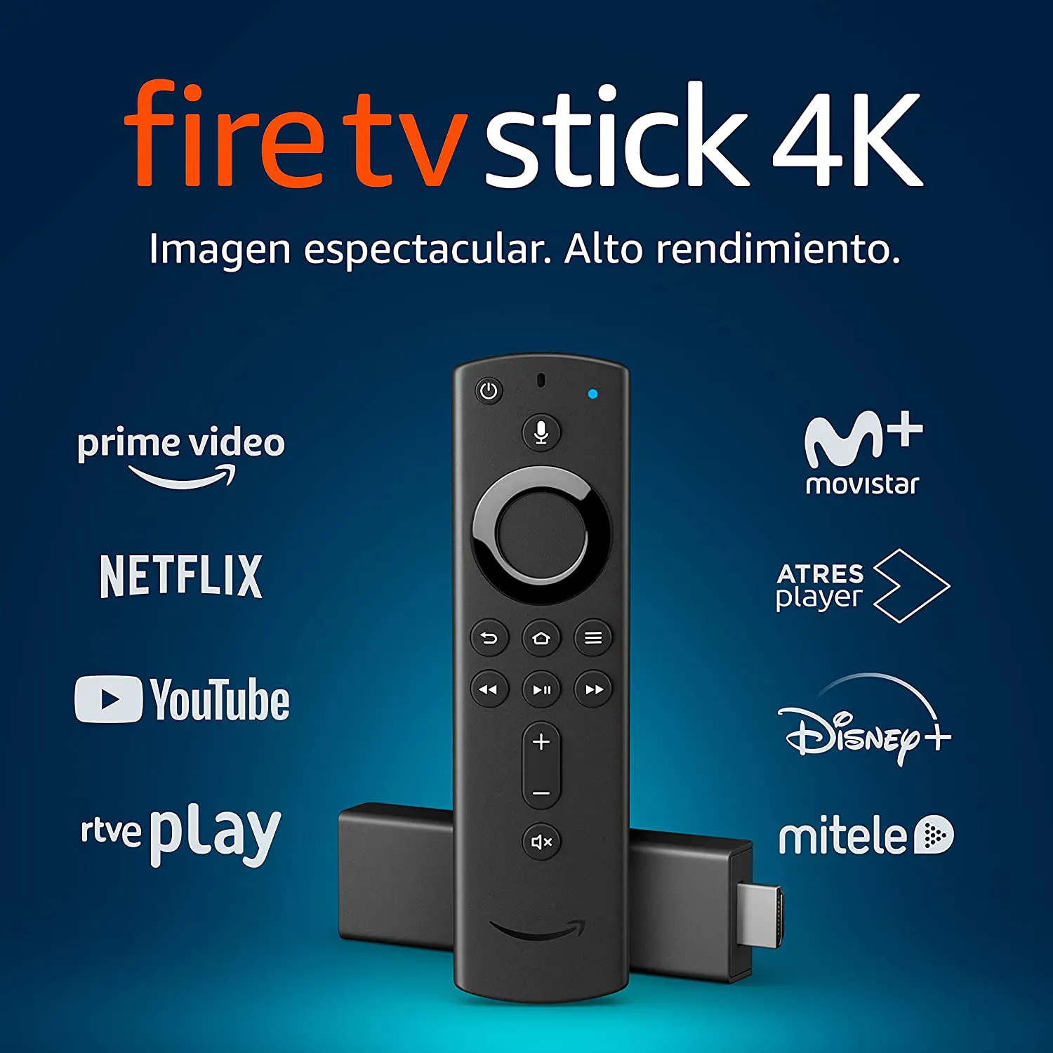 Fire TV Stick 4K Ultra HD con mando por voz Alexa de última generación