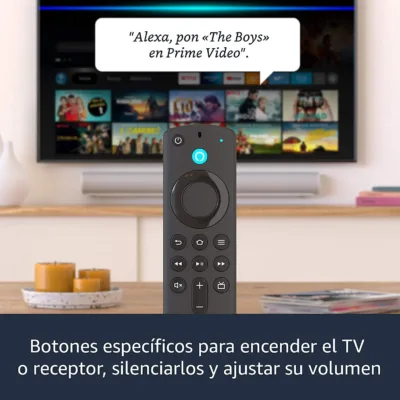Fire TV Stick con Alexa integrada en botón