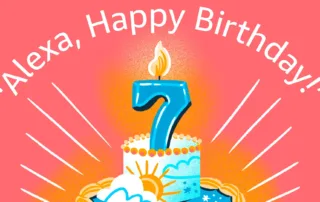 Alexa cumple 7 años el sábado