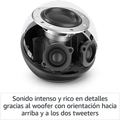 Echo (4.ª generación) con sonido de alta calidad y Philips Hue Bombilla Inteligente (E27), compatible con Alexa. Con Woofer y dos Tweeters.