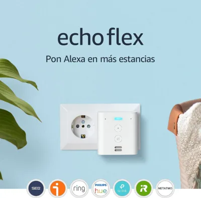 Echo Flex - Controla con la voz dispositivos de Hogar digital a través de Alexa.