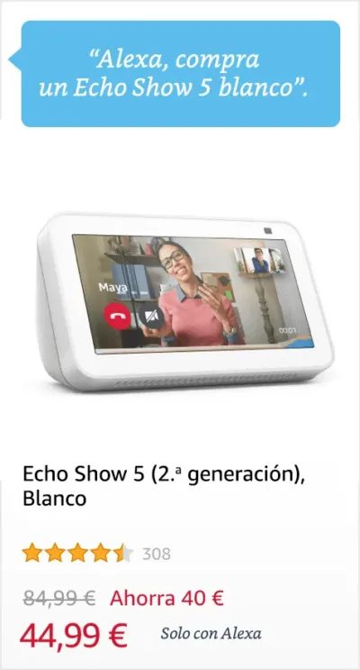 Echo Show 5 (2a. generación), Blanco