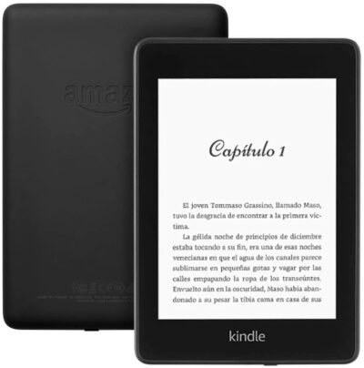 Kindle Paperwhite - Resistente al agua, pantalla de alta resolución de 6, 32 GB, con publicidad (10.ª generación, modelo anterior), al completo