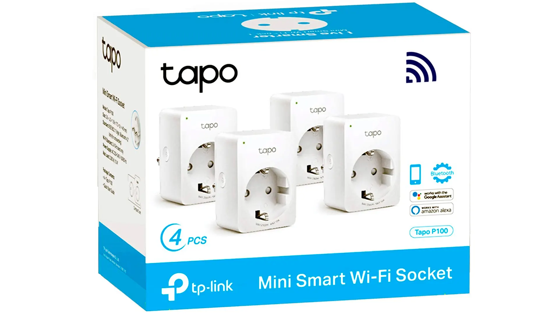 Oferta enchufe inteligente TP-Link Tapo P100 (4-pack) a 8,50€ la unidad