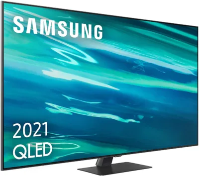 Samsung QLED 4K 2021 55Q80A - Smart TV 55 4K UHD QLED 4K Inteligencia Artificial, Quantum HDR10+, Direct Full Array, Motion Xcelerator Turbo+, OTS y Alexa Integrada.1