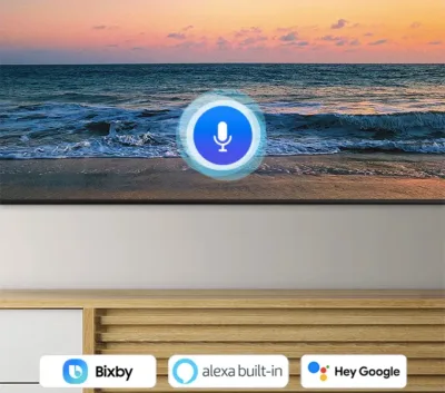 Samsung QLED 4K 2021 55Q80A - Smart TV 55 4K UHD QLED 4K Inteligencia Artificial, Quantum HDR10+, Direct Full Array, Motion Xcelerator Turbo+, OTS y Alexa. Asistentes de voz integrados en tu TV 4K