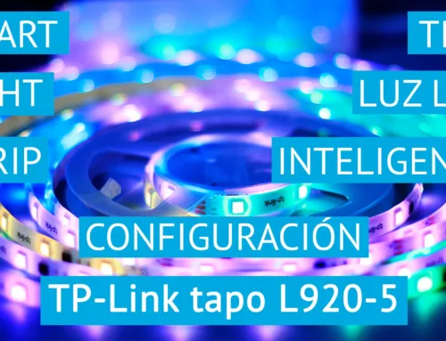 Conexión de la tira de luz led inteligente smart light strip TP-Link tapo L920-5