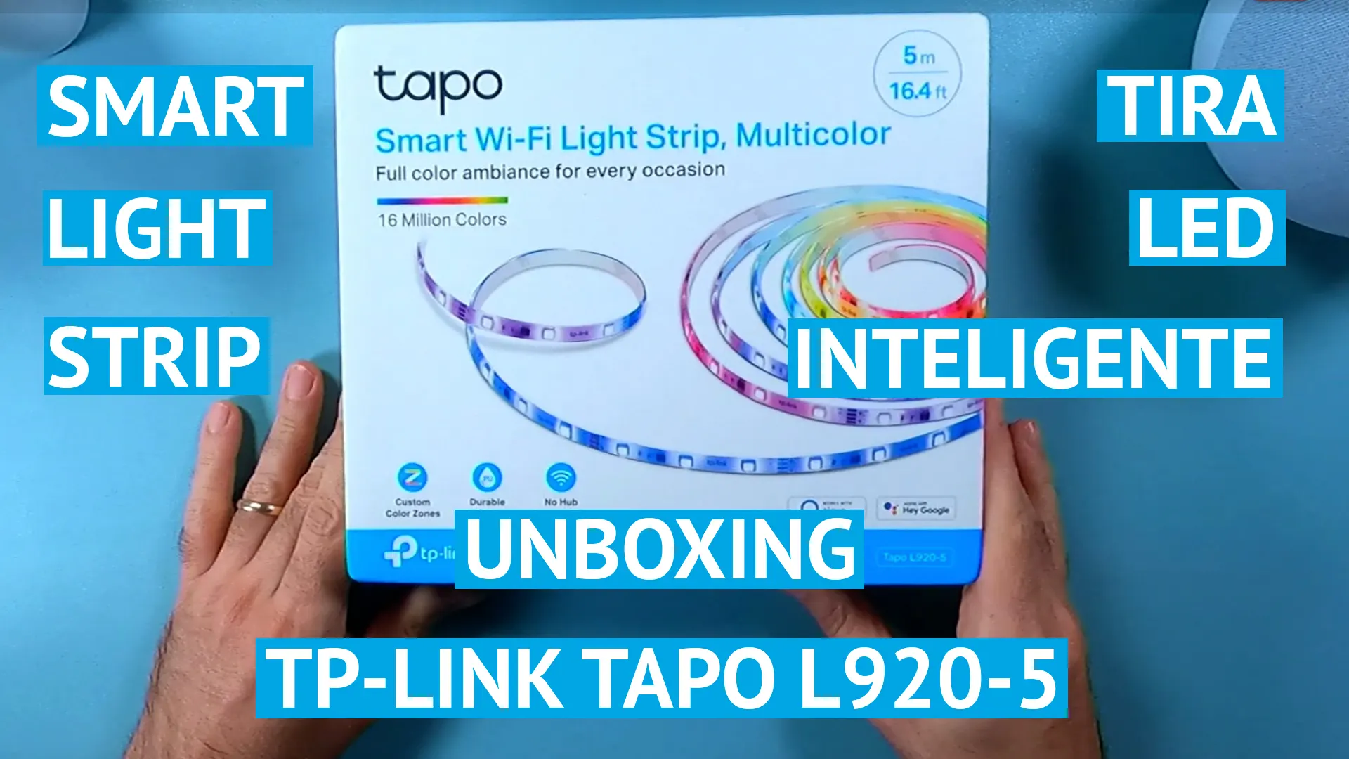 Unboxing Smart Light Strip Tira Luz Led Inteligente TP-Link tapo L920-5