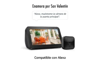 Enamora por San Valentín con la oferta de Blink Outdoor Cámara de seguridad HD + Echo Show 5