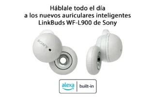 Ya tenemos los nuevos auriculares LinkBuds WF-L900 de Sony con Alexa