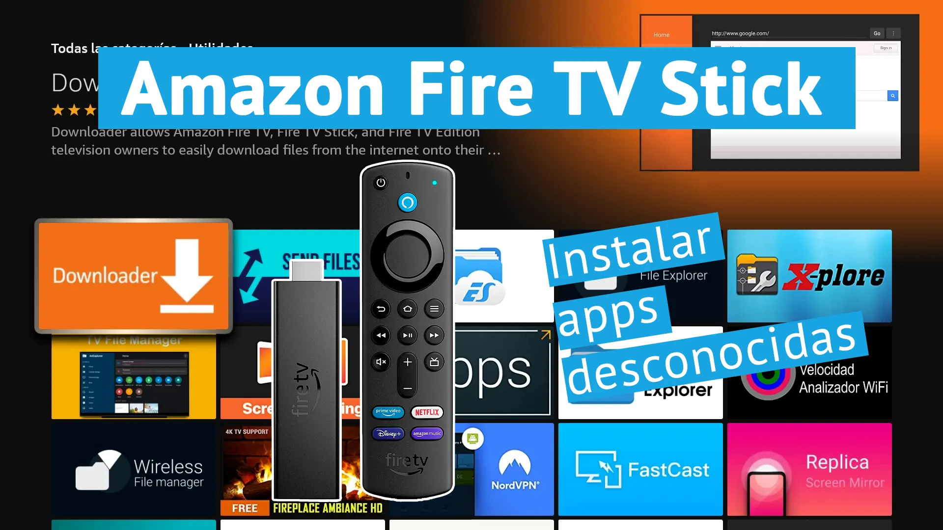 Cómo instalar Apps externas en el Amazon Fire TV Stick