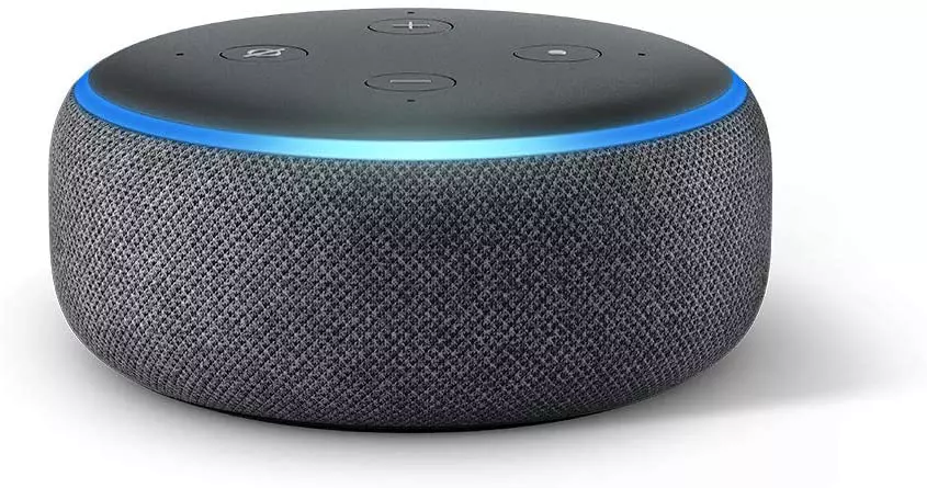 Echo Dot (3.ª generación) - Altavoz inteligente con Alexa, tela de color antracita | La promo
