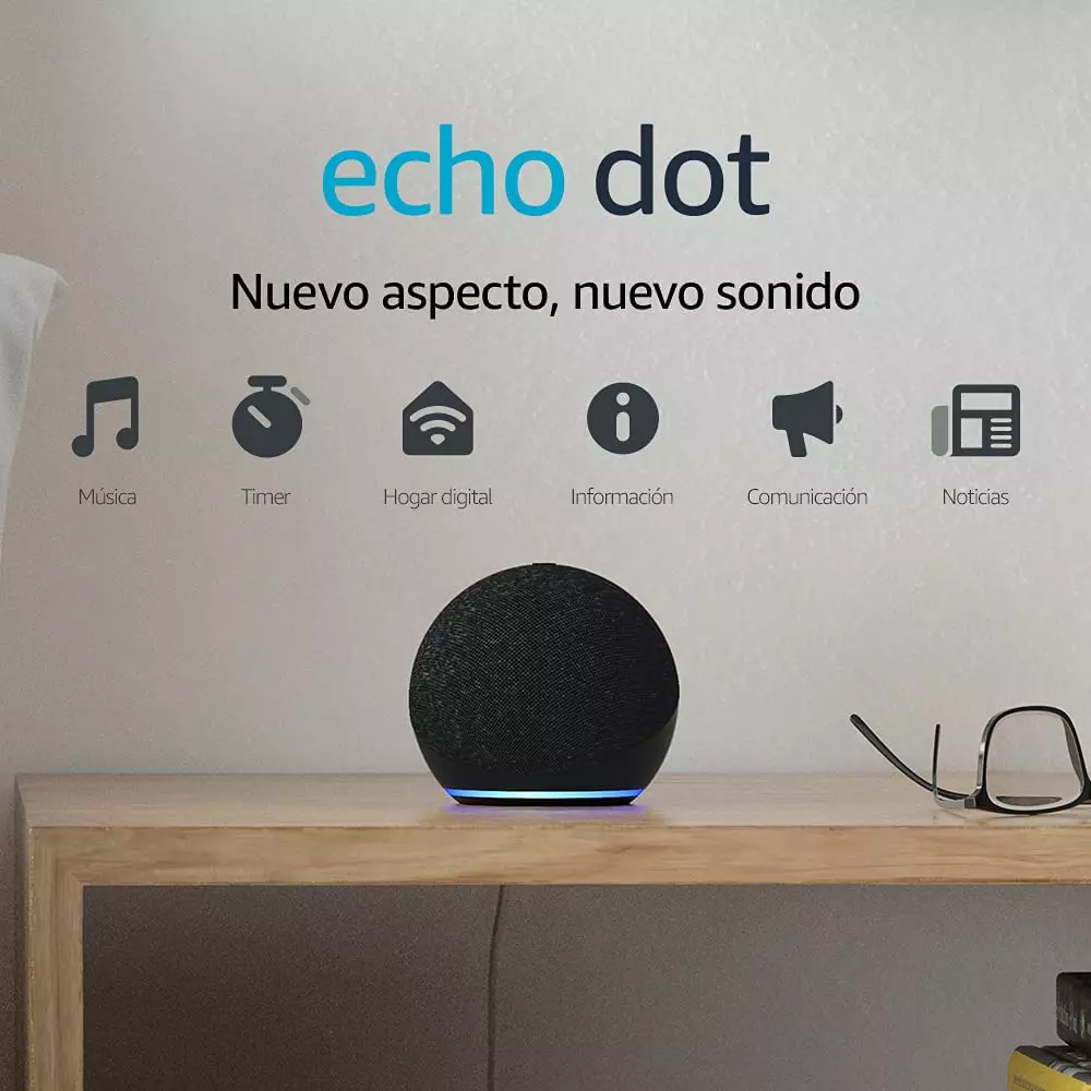 Echo Dot (4.ª generación) | Altavoz inteligente con Alexa | Antracita | Oferta primavera