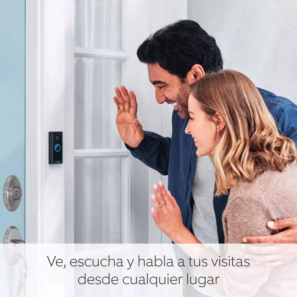 Echo Show 5 (2.ª generación, modelo de 2021) + Ring Video Doorbell Wired de Amazon, compatible con Alexa, Antracita. Día de la Madre