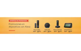 Ofertas de Primavera con promociones en dispositivos con Alexa, último día