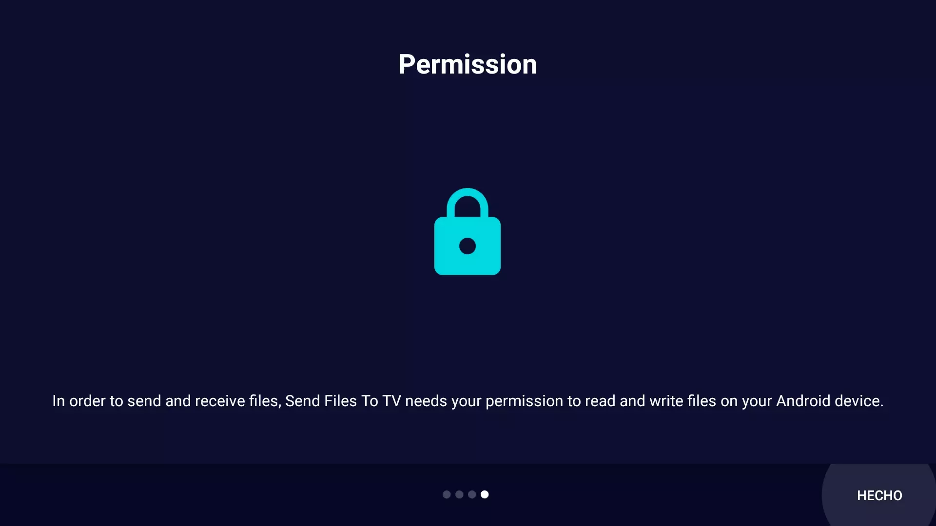 Página 4 de instrucciones del Send Files To TV SFTTV en el Fire TV Stick 4K Max