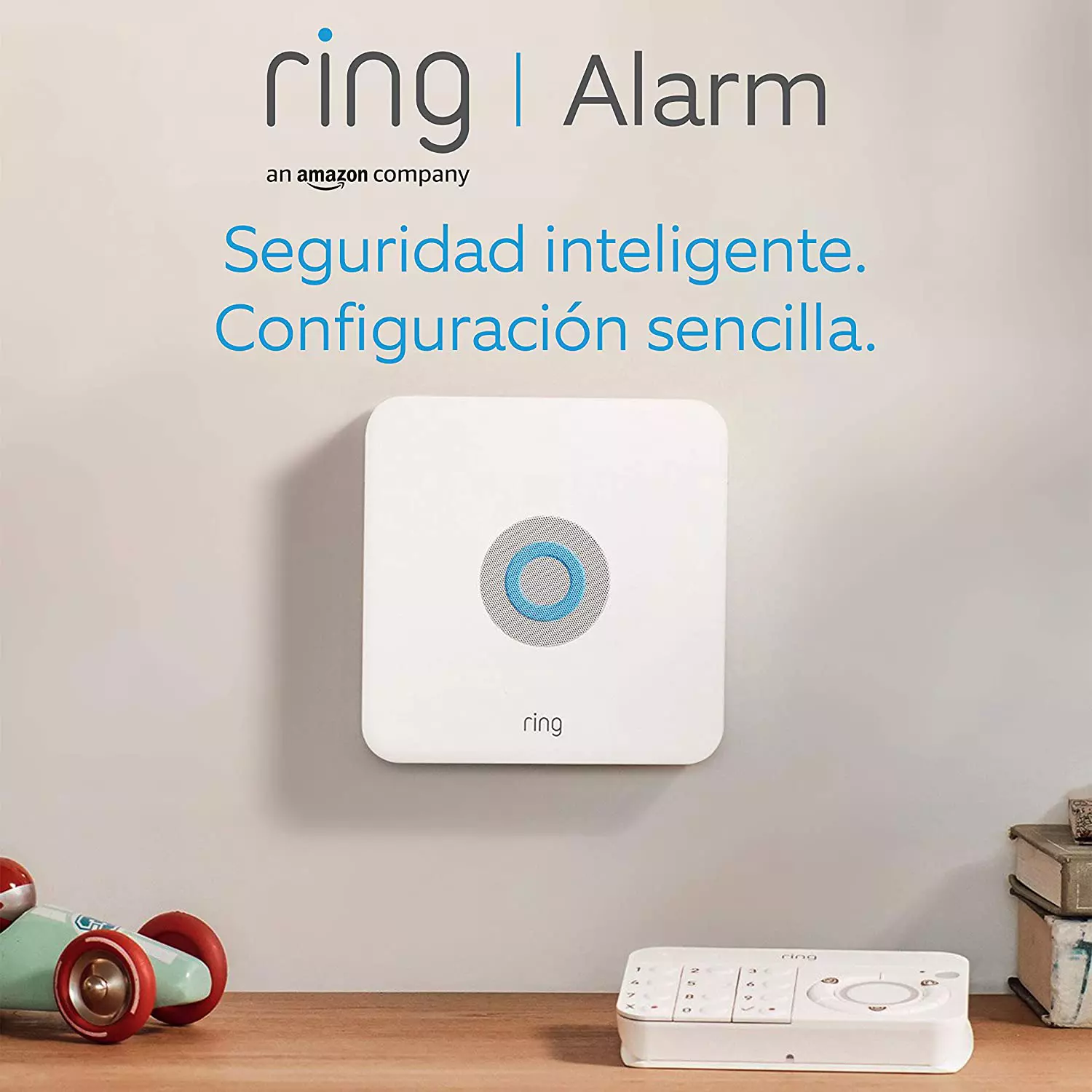 Ring Alarm Kit de 5 piezas sistema de seguridad para el hogar con vigilancia asistida opcional – sin compromiso a largo plazo compatible con Alexa Día de la Madre