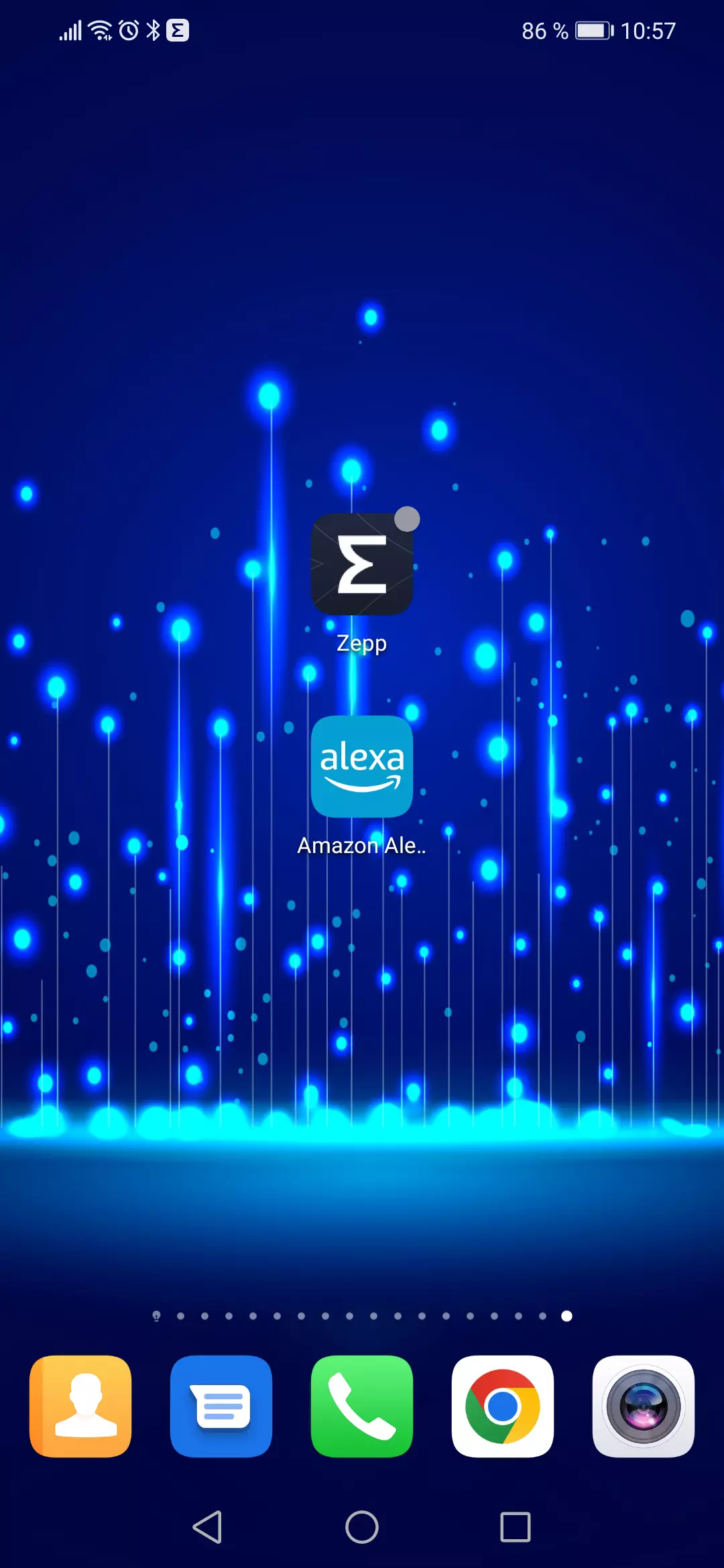 Acceder a la app Zepp del smartphone