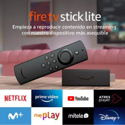 Oferta Especial Fire TV Stick Lite con mando por voz Alexa | Lite (sin controles del TV), streaming HD por solo 19,99€