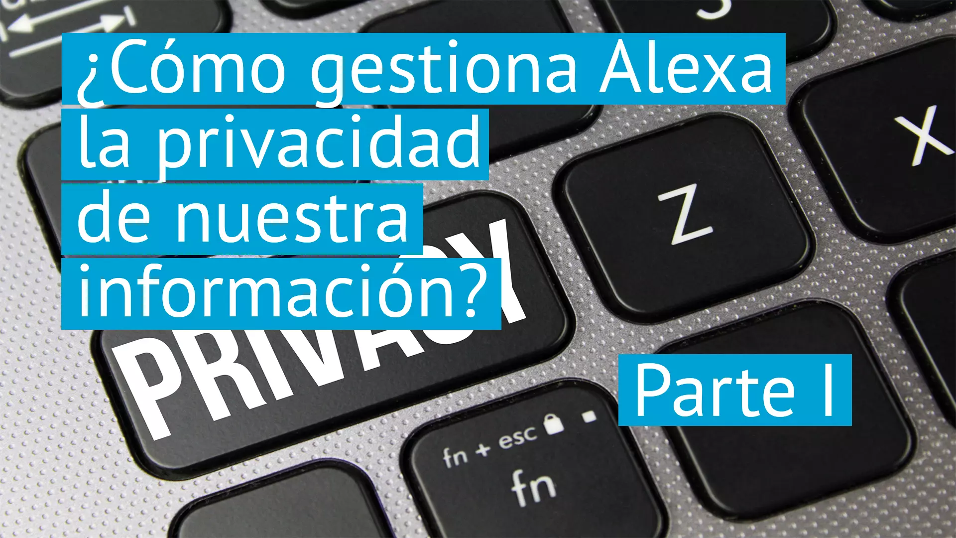 ¿Cómo gestiona Alexa la privacidad de nuestra información? Parte I