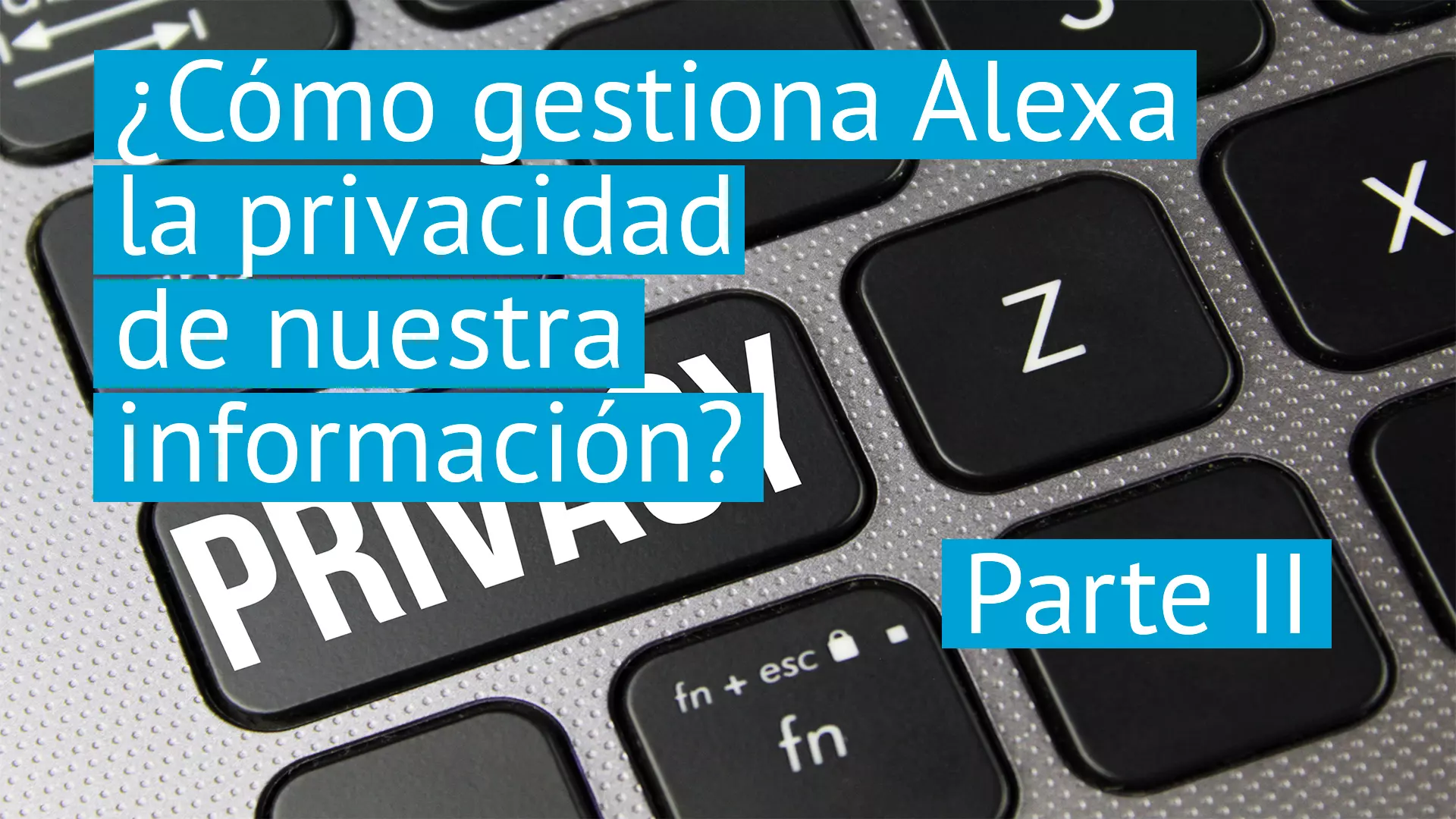 ¿Cómo gestiona Alexa la privacidad de nuestra información? Parte II