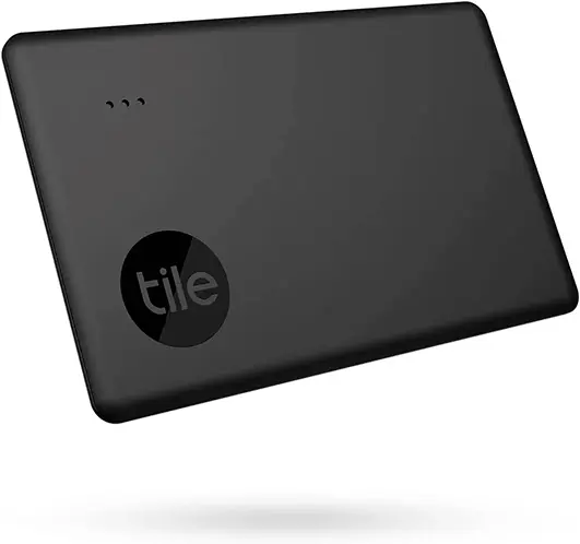 Tile Slim (2022) buscador de objetos Bluetooth, Pack de 1, Radio búsqueda 60m, compatible con Alexa y Google Smart Home, iOS, Android, Busca llaves, carteras, bolsos y más, negro - 1 unidad