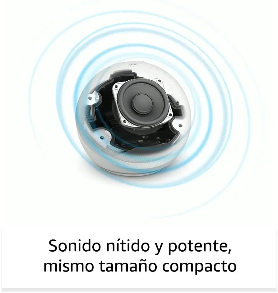 Nuevo Echo Dot (5.ª generación, modelo de 2022) con reloj | Altavoz inteligente con reloj y Alexa | Vista interior del altavoz con sonido más envolvente