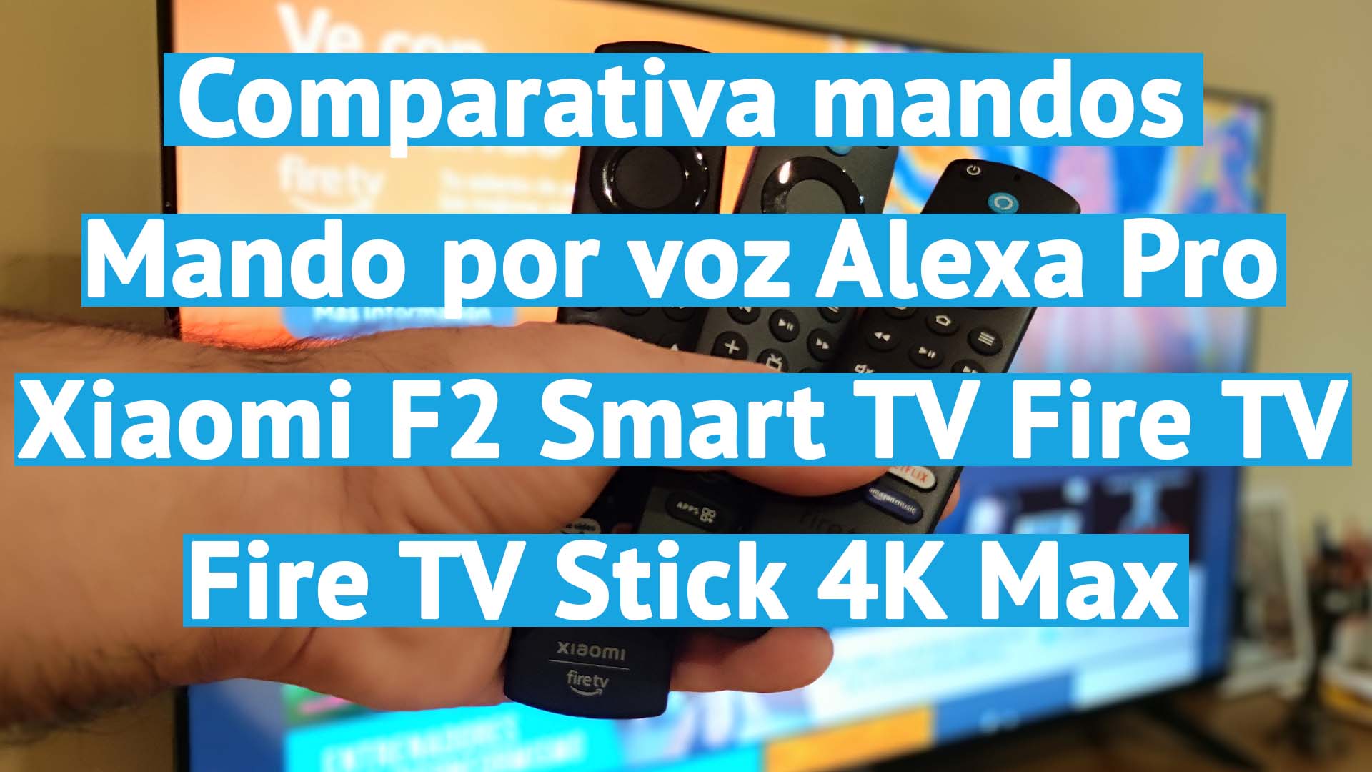 Comparativa de Mando por voz Alexa Pro para Fire TV compatible con Fire TV y Smart TV con Fire TV