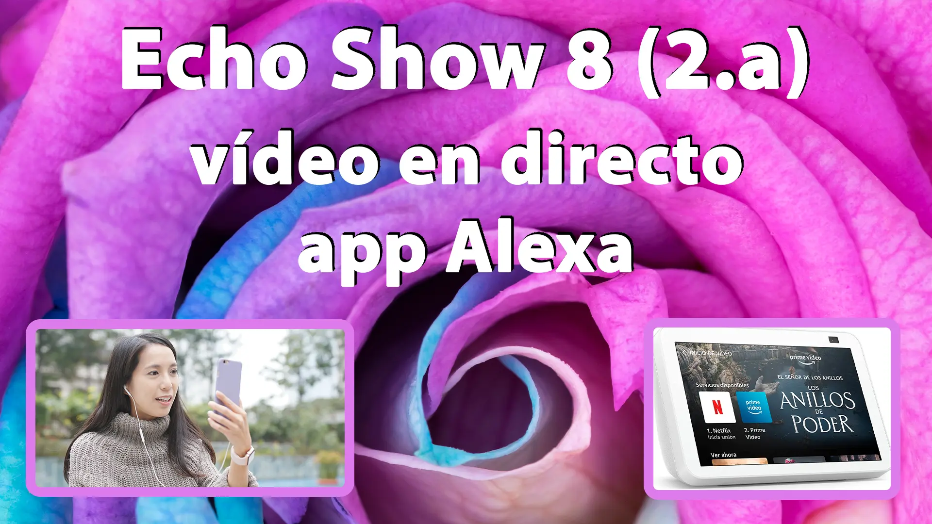 Cómo ver el vídeo en directo de la cámara del Echo Show 8 en la app Alexa con la vigilancia doméstica